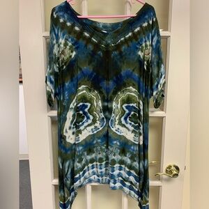 Dharma Trading Co. Boho Tie Dye Tunic- Size Large